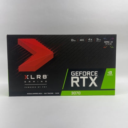 PNY GeForce RTX 3070 XLR8 Revel Epic-X RGB 8GB GDDR6 Graphics Card