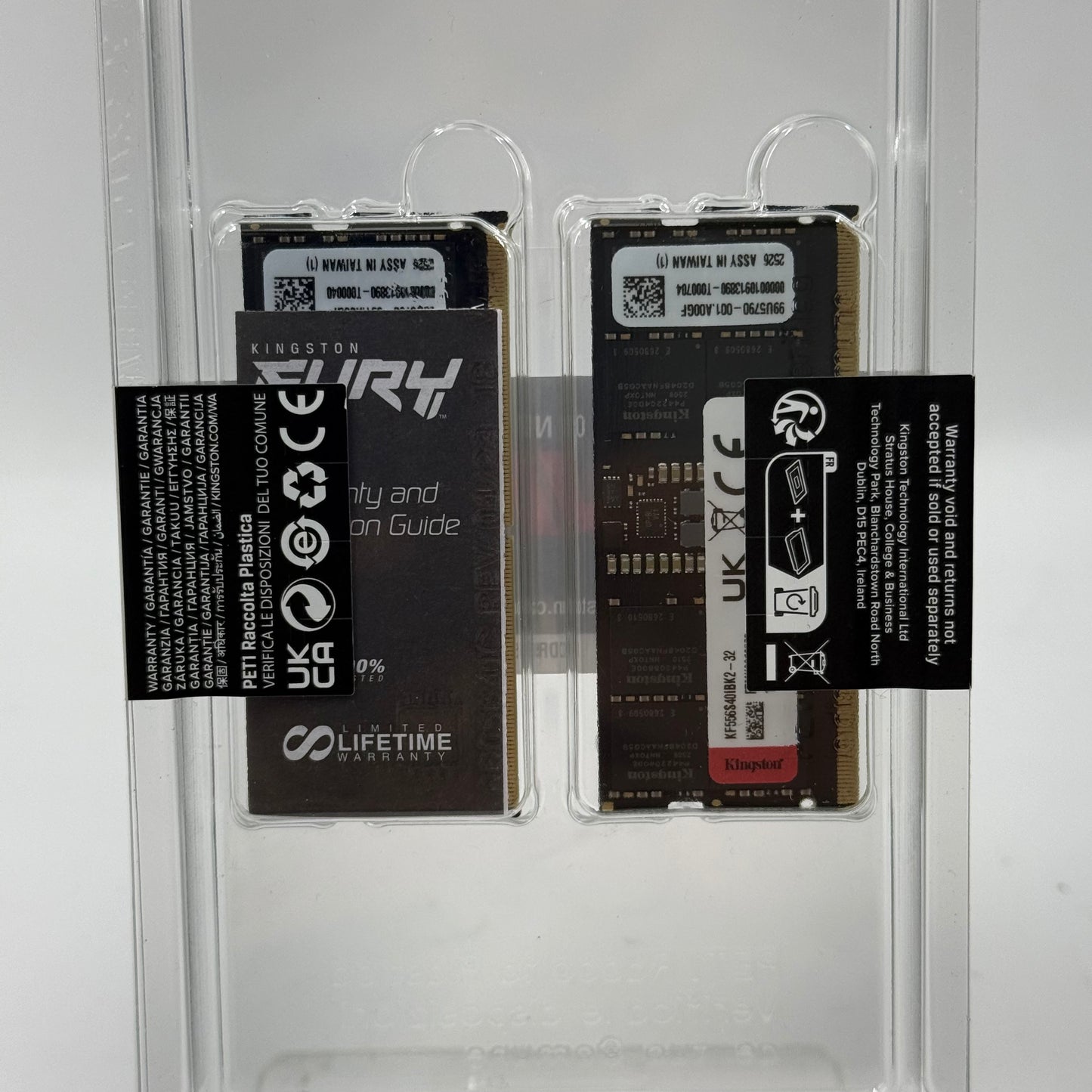 New Kingston Fury 32GB (2x16GB) RAM DDR5 5600MHz KF556S40IBK2-32 SODIMM