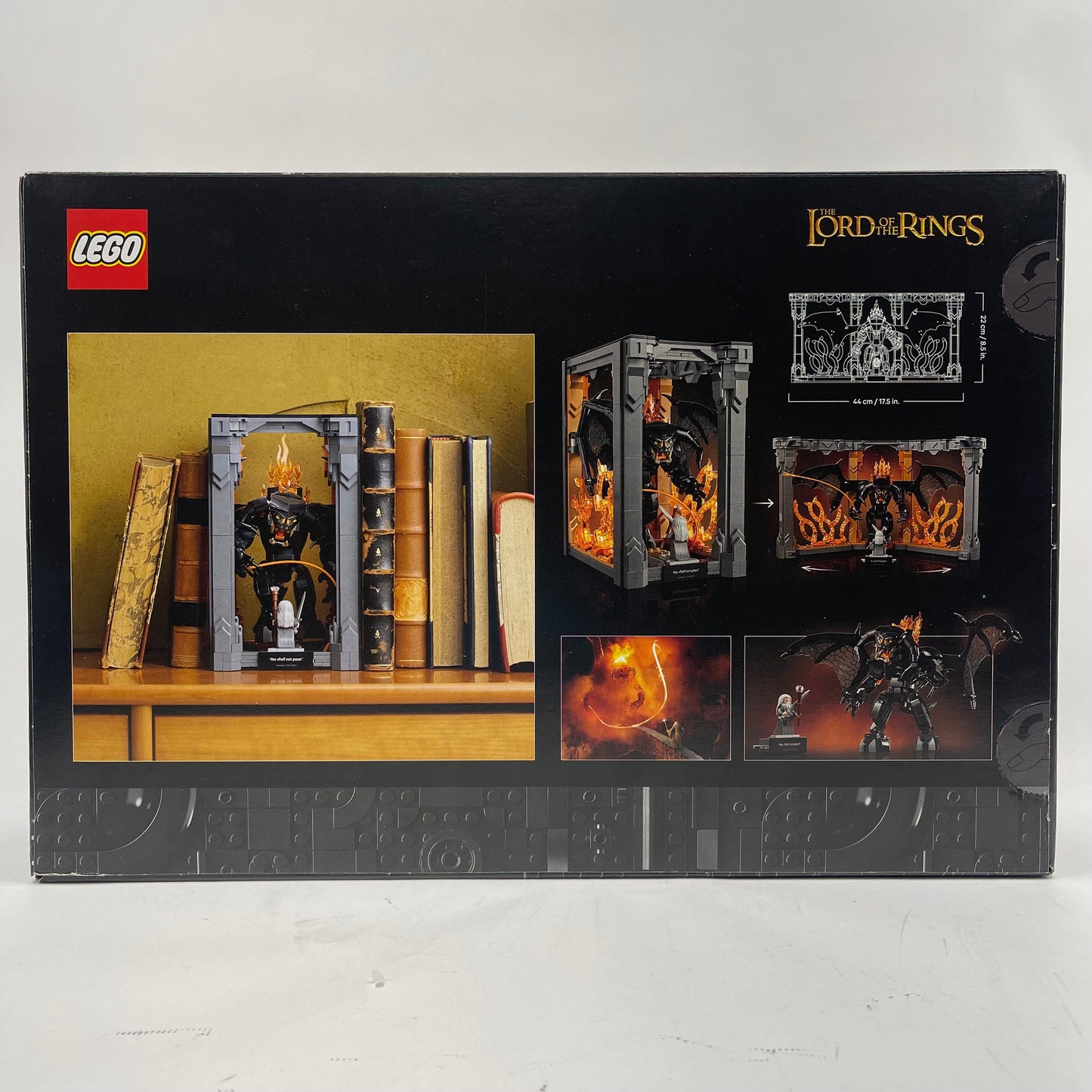 New LEGO Icons Lord of the Rings: Balrog Book Nook Building Set 10367