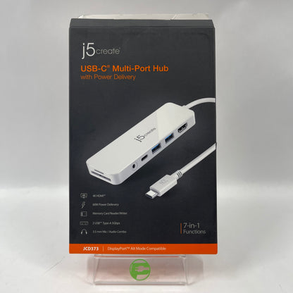 New j5create USB-C Multi-Port Hub Dock Station JCD373
