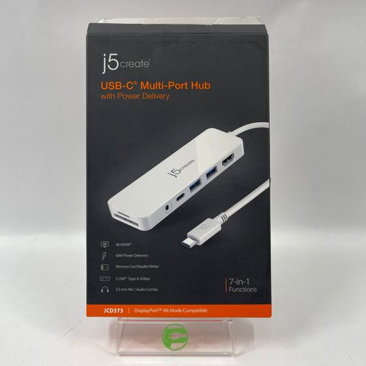 New j5create USB-C Multi-Port Hub Dock Station JCD373