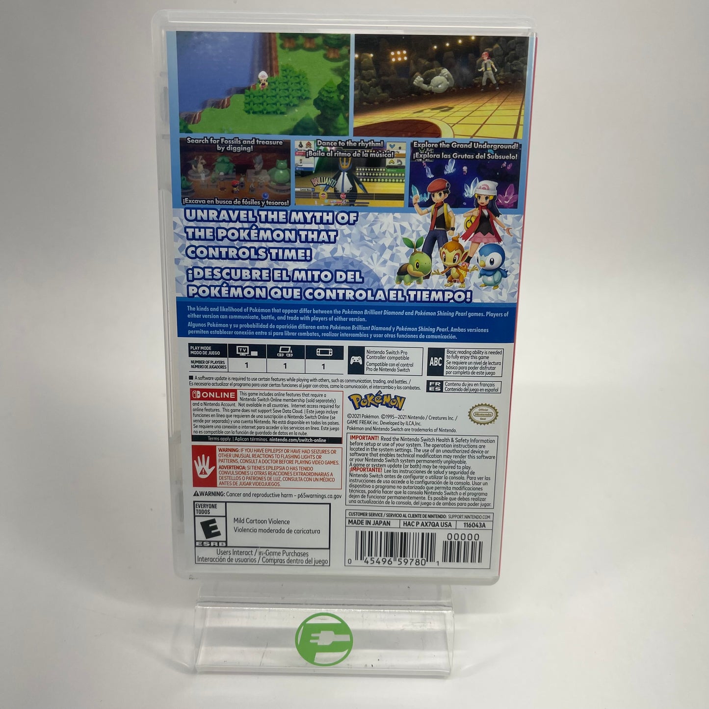 Pokemon Brilliant Diamond (Nintendo Switch, 2021)