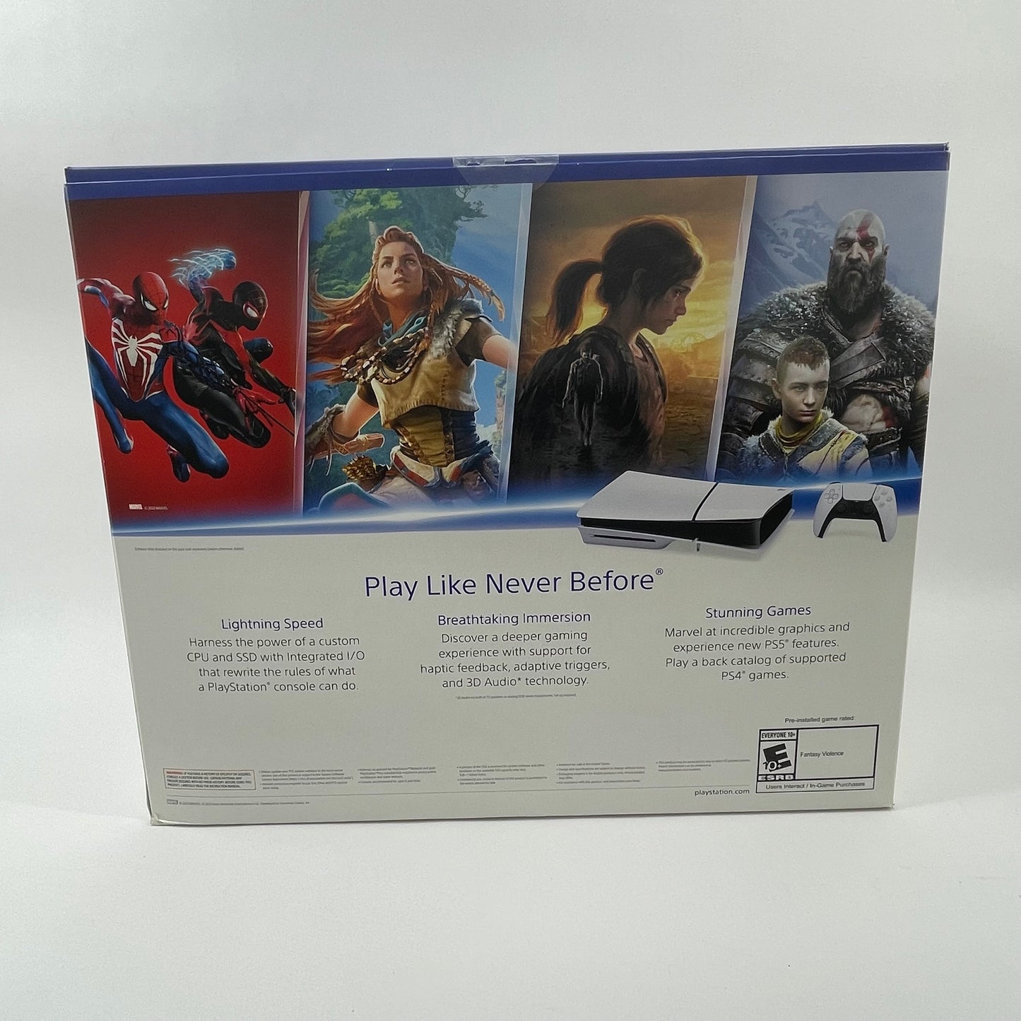 New Sony PlayStation 5 Slim Disc Edition PS5 1TB White Console Gaming System