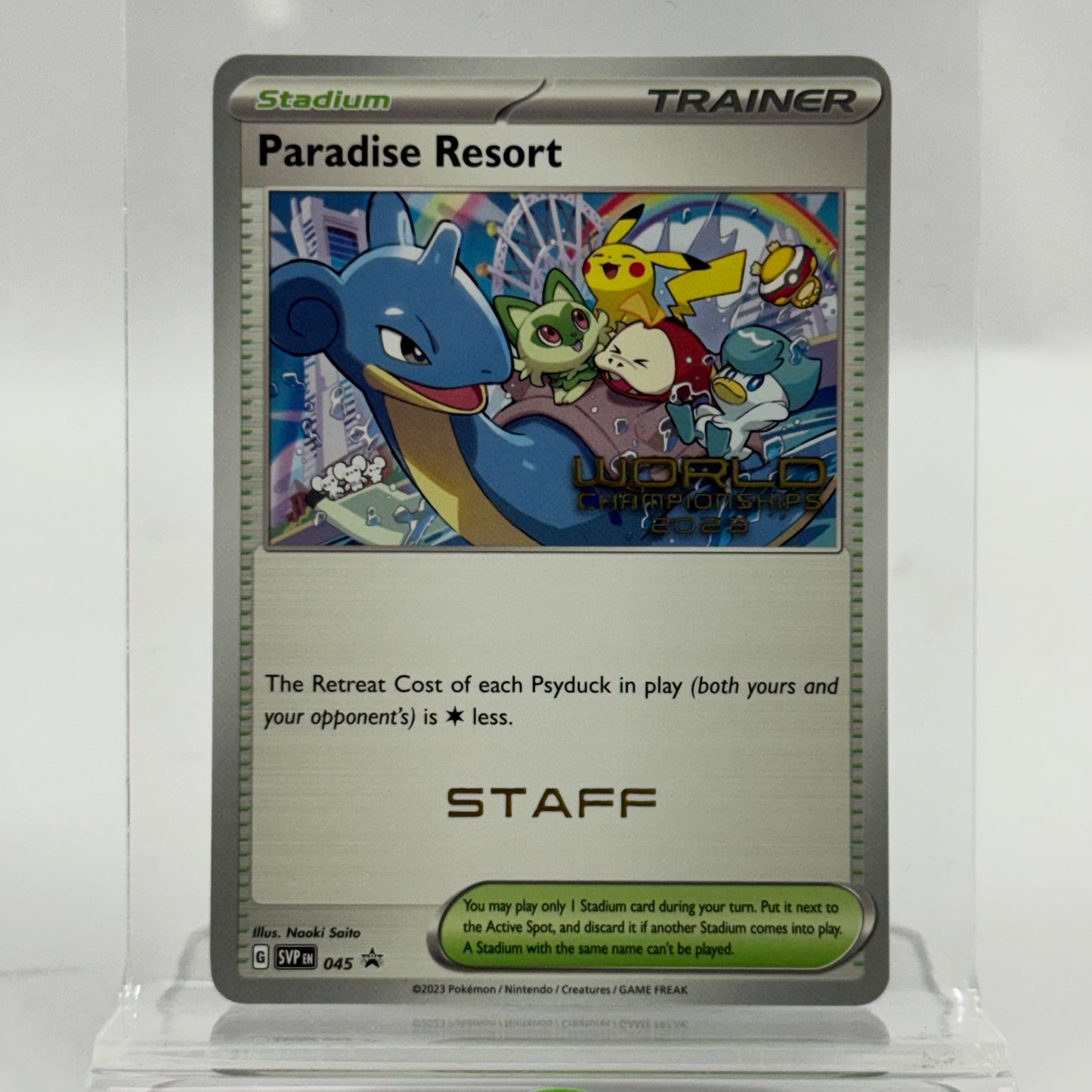 Pokémon TCG Scarlet & Violet Promo Paradise Resort 045 Regular English