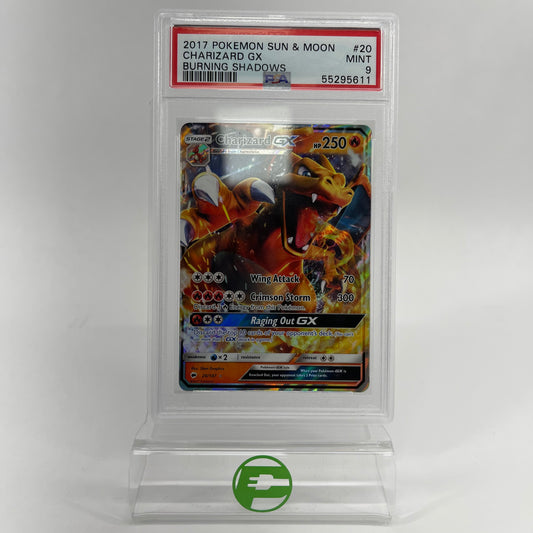 Pokemon TCG Burning Shadows Charizard GX #20 Trading Card 20/147 PSA 9 Mint