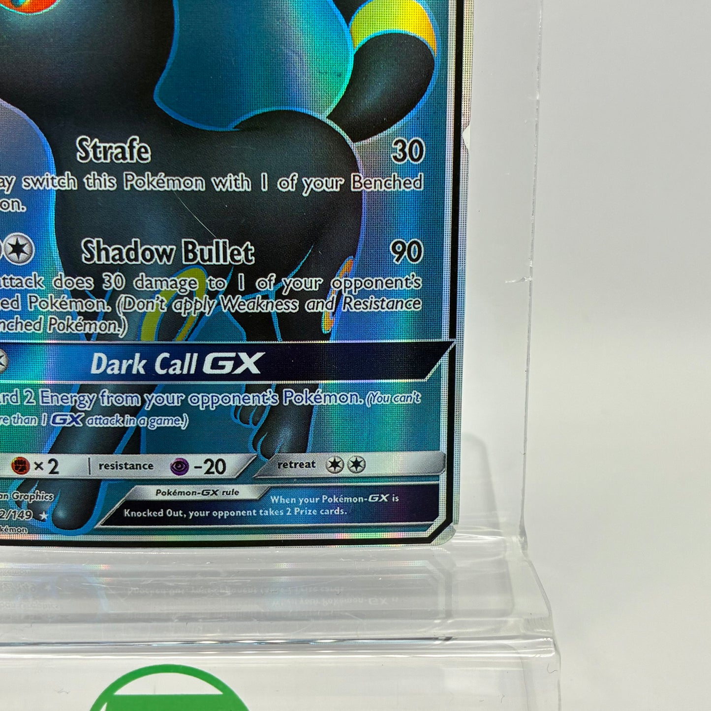 Pokémon TCG Umbreon GX (Full Art) #142 Sun & Moon Trading Card 142/149