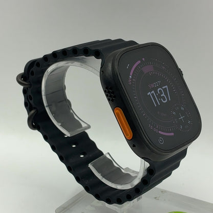 Unlocked Apple Watch Ultra 3 49MM Black Titanium Black Ocean Band MF0J4LW/A
