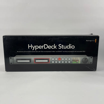 Blackmagic Design HyperDeck Studio 2 Professional Video Recorder HYPERD/ST2