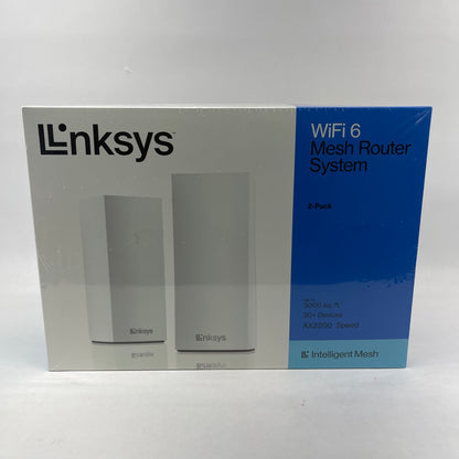 New Linksys Atlas 6 AX2200 Dual Band MX20WH2 Mesh WiFi Router