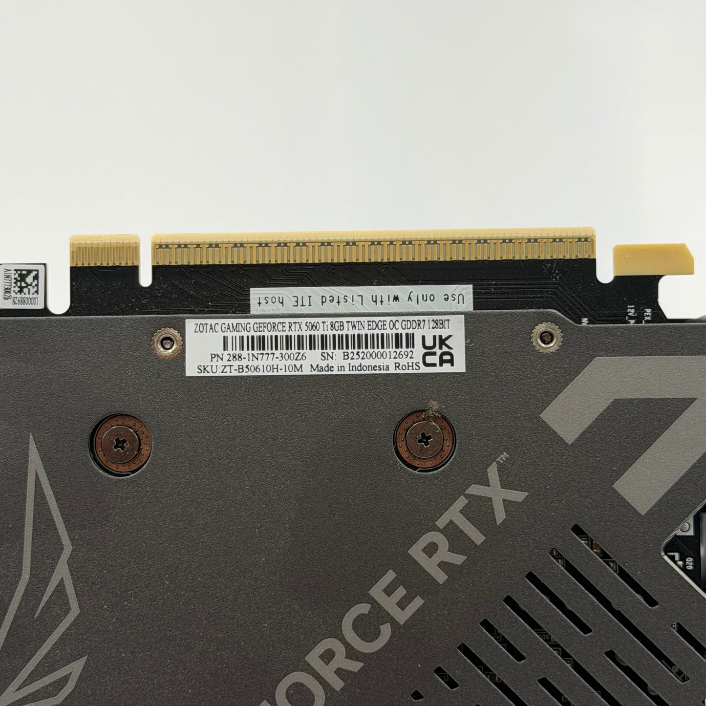 Zotac GeForce RTX 5060 Ti Twin Edge OC 8GB GDDR7 Graphics Card 288-1N777-300Z6