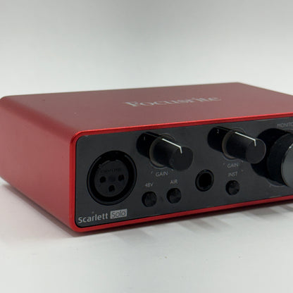 Focusrite Scarlett Solo 3rd Gen USB Audio Interface MOSC0024