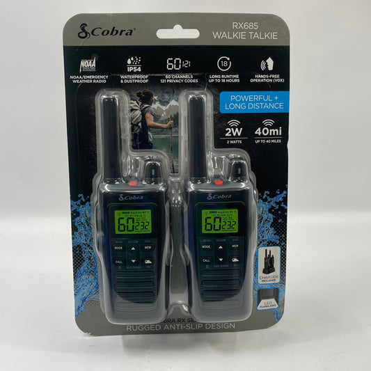 New Cobra Walkie Talkie RX685 Walkie Talkie RX685