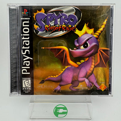 Spyro Ripto's Rage (Sony PlayStation 1 PS1, 1999) Black Label