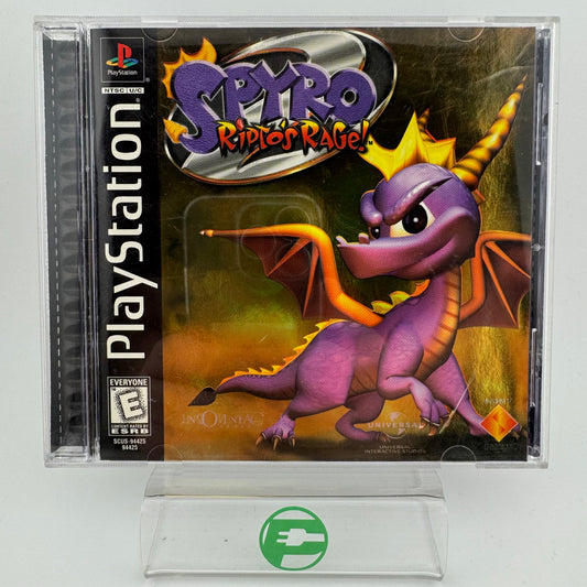 Spyro Ripto's Rage (Sony PlayStation 1 PS1, 1999) Black Label
