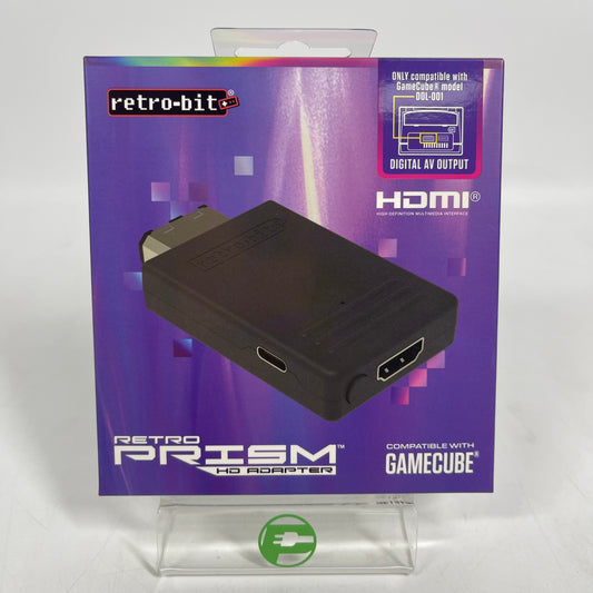 New Retro-Bit Retro Prism For Nintendo GameCube HDMI Adapter