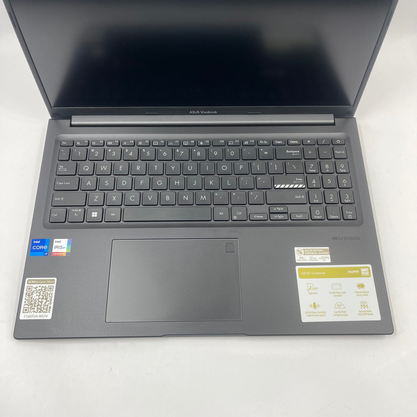 Asus Vivobook 16 F1605VA 16" i7-1355U 1.7GHz 16GB RAM 512GB SSD Intel Iris Xe 