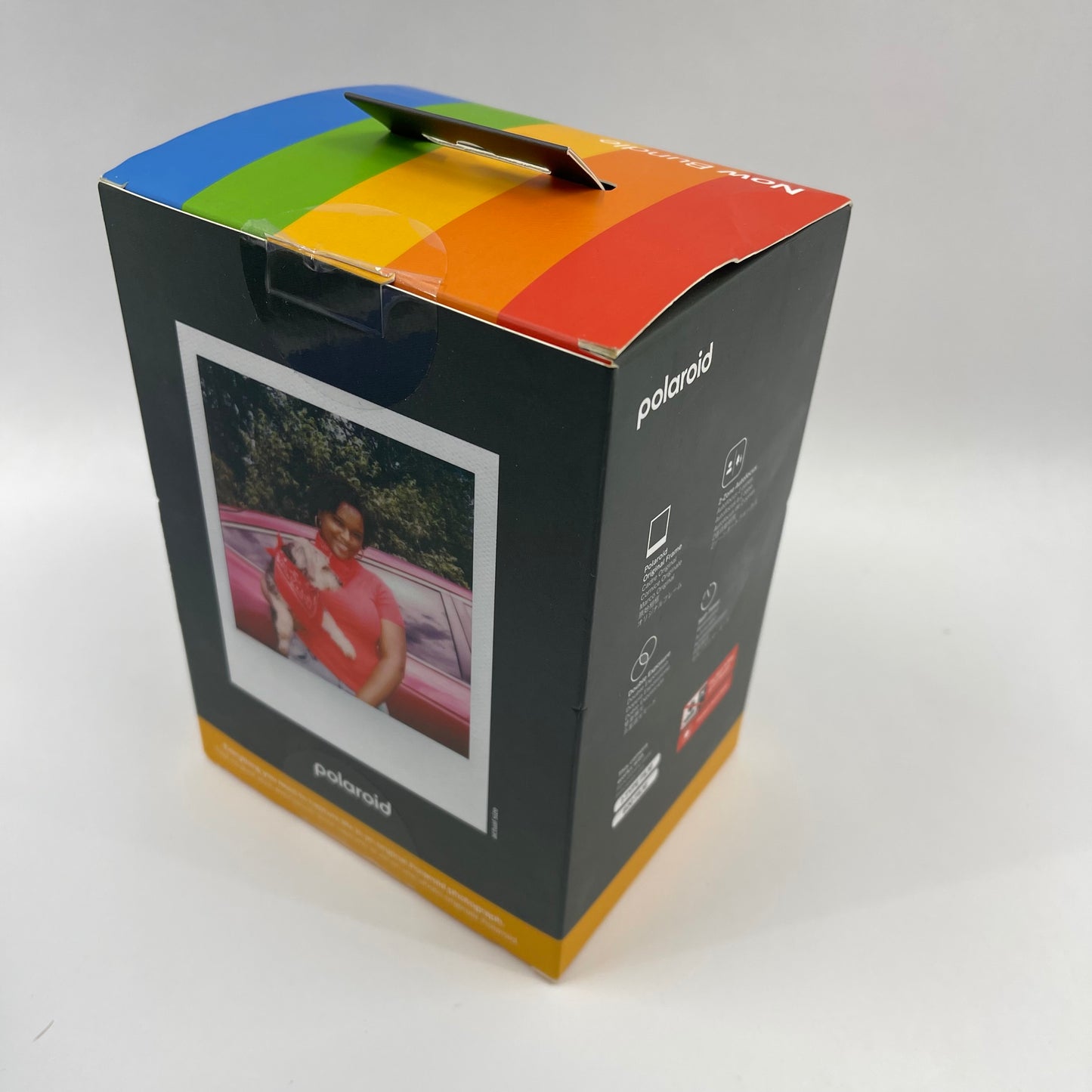 New Polaroid Now Instant Camera Generation 3 + 8 Photos Bundle Black 006572