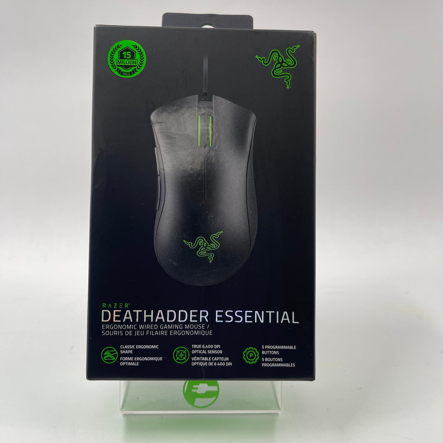 New Razer Deathadder Essential Ergonomic Wired Gaming Mouse RZ01-03850100-R3U1