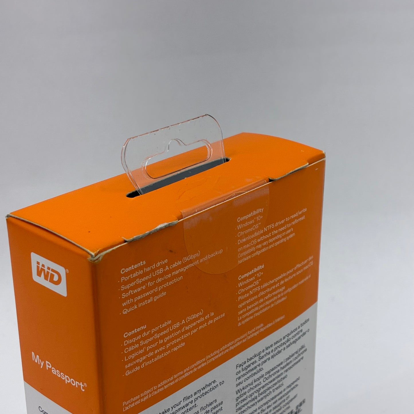 New Western Digital WD Portable My Passport 1TB USB 3.2 Gen 1/USB 3.0 HDD