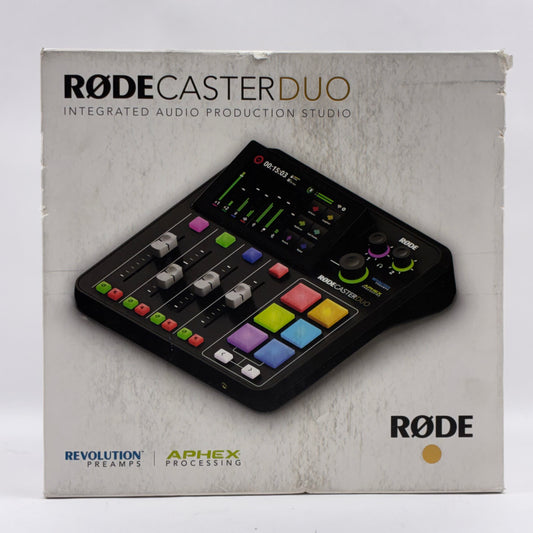 New Rode RODECaster Duo 7-Channel Integrated Audio Production Studio