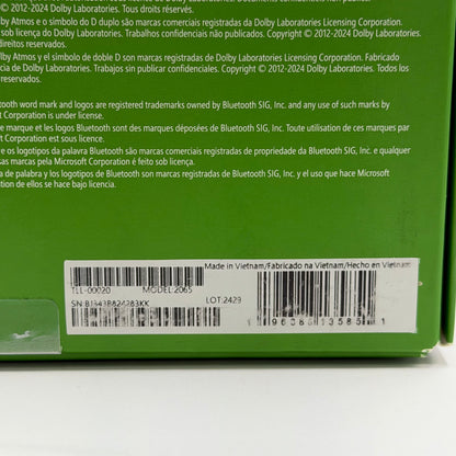 Microsoft Wireless Headset Black 2065 For Xbox One And Xbox Series X/S