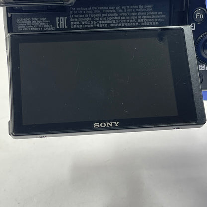 Sony Alpha A6000 24.3MP Mirrorless Digital Camera Body Only