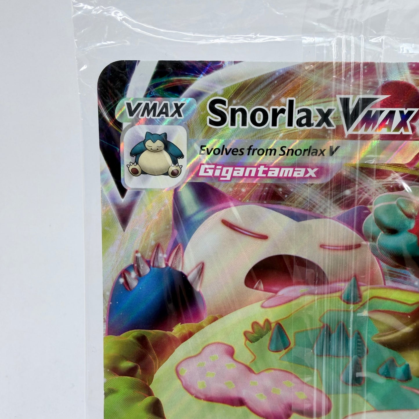 Pokémon TCG Snorlax VMAX JUMBO #142 Sword & Shield Trading Card 142/202