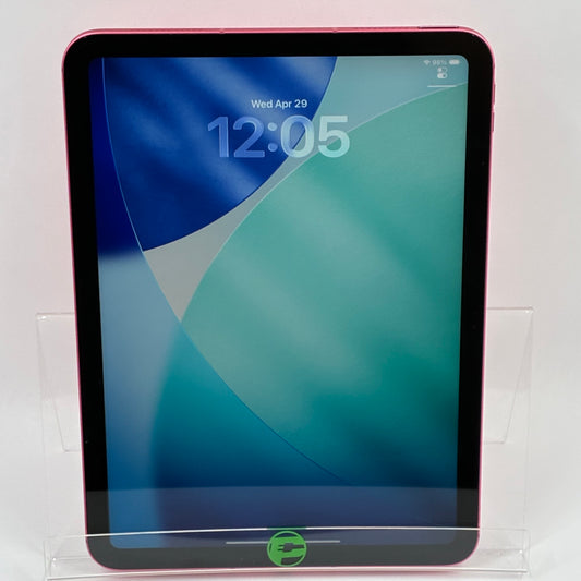 Unlocked Apple iPad 10th Gen 64GB Pink MQ6M3LL/A