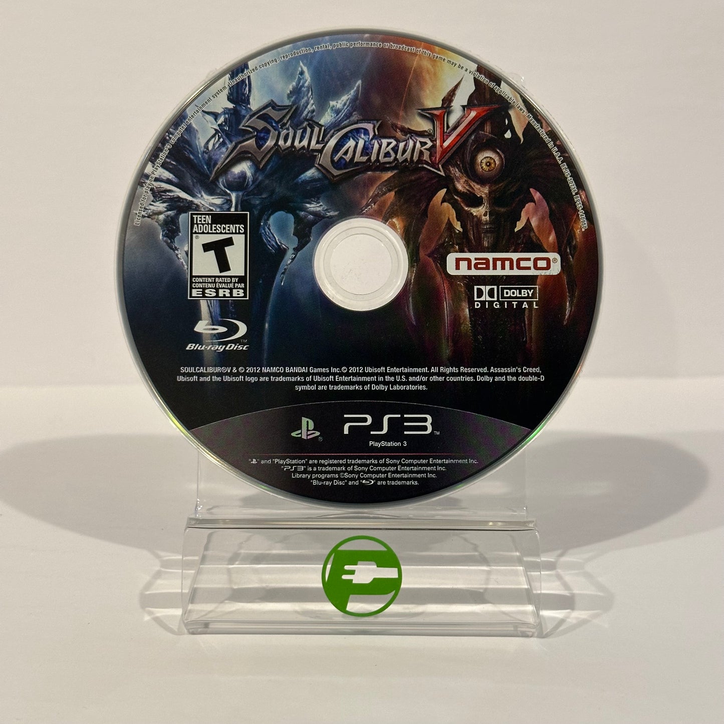 Soul Calibur V (Sony PlayStation 3 PS3, 2012) Disc Only