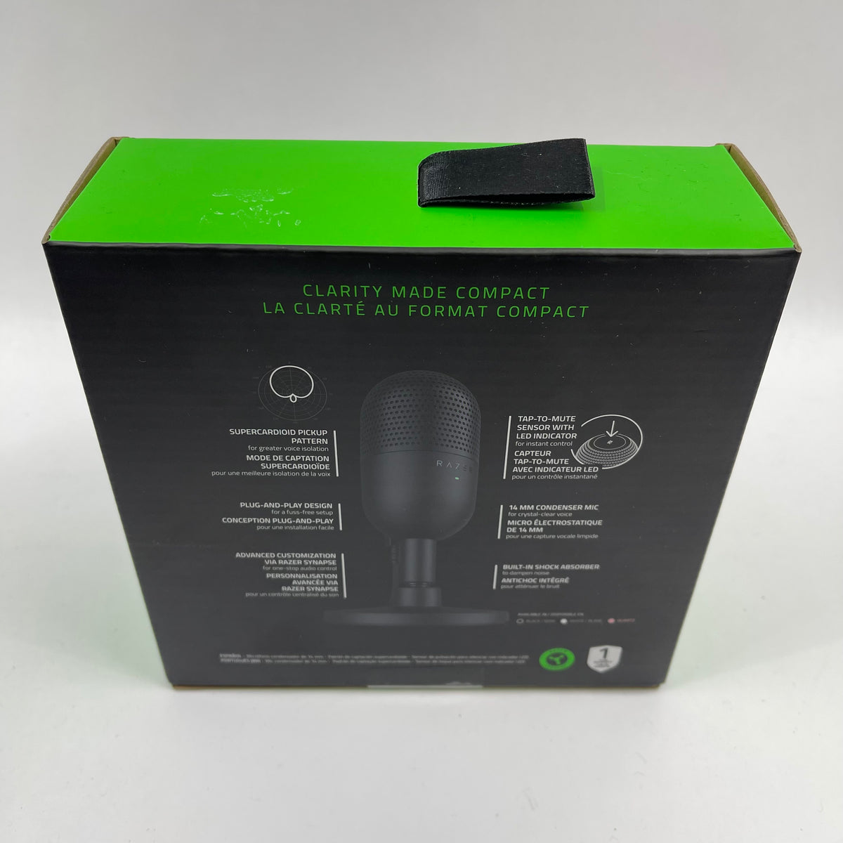 New Razer Seiren V3 Mini Compact USB Microphone RZ19-05050100-R3U1