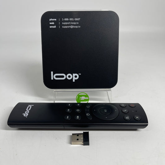 Loop TV 2.0 Android 9 2GB RAM 32GB ROM Streaming Media Box Black