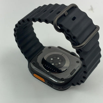 Unlocked Apple Watch Ultra 3 49MM Black Titanium Black Ocean Band MF0J4LW/A