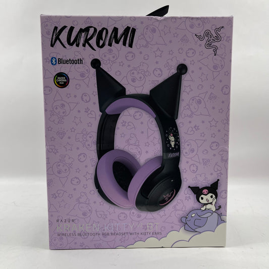 New Razer Kraken Kitty V2 BT Wireless Headset Kuromi Edition RZ04-04860300-R3M1