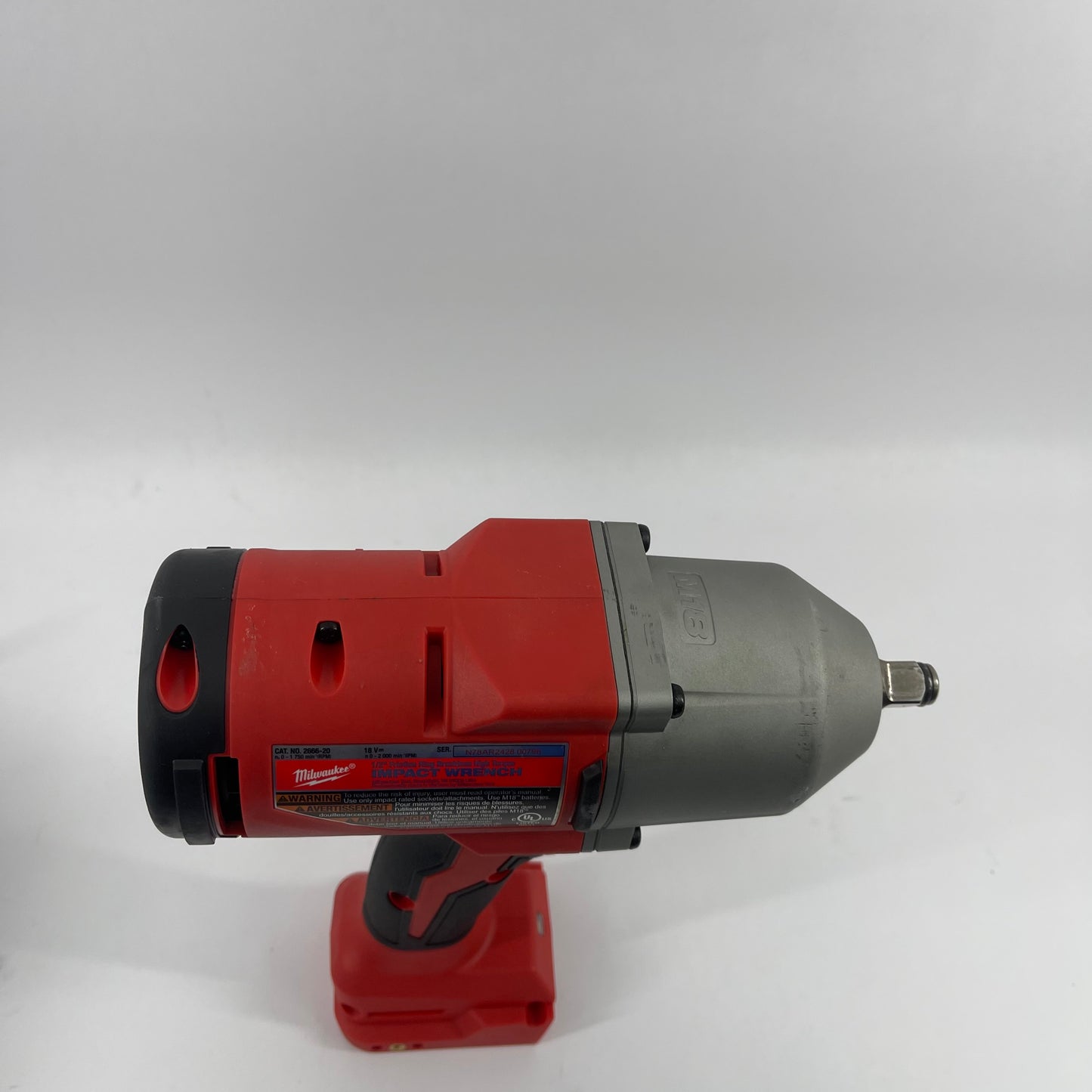 Milwaukee 2666-20 M18 18V 1/2" High Torque Impact Wrench Tool Only