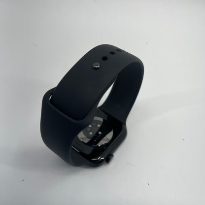 GPS Only Apple Watch Series 11 46MM Jet Black Aluminum Black Sport Band