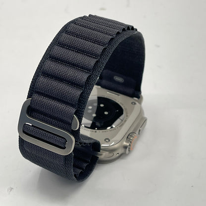 Unlocked Apple Watch Ultra 3 49MM Natural Titanium Black Alpine Loop  MF1V4LW/A