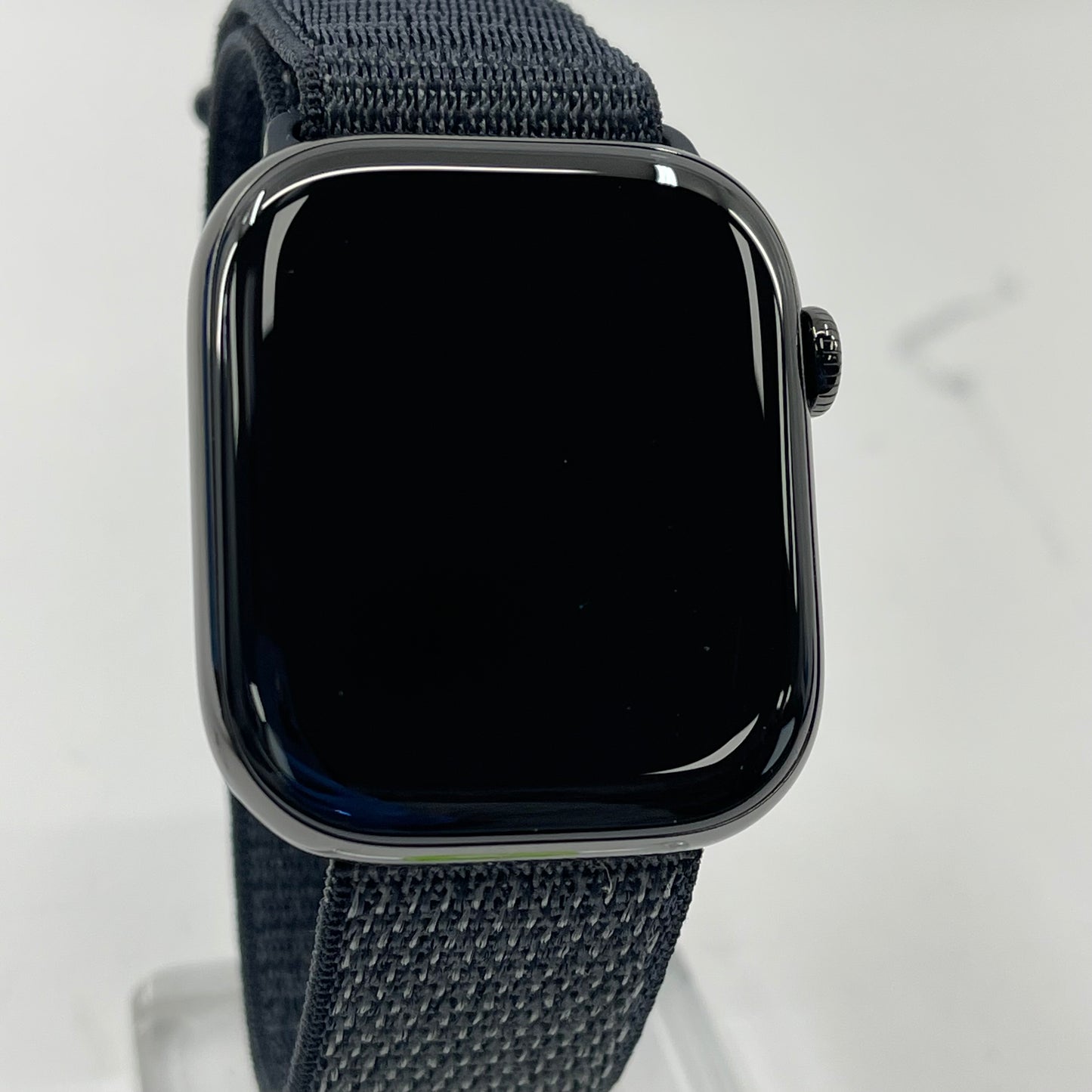 Unlocked Apple Watch Series 11 46MM Jet Black Titanium Dark Gray Sport Loop