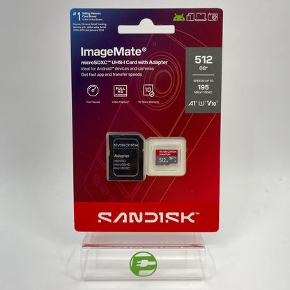 New SanDisk ImageMate 512GB microSDXC UHS-I Card SDSQUAQ-512G-AW6KA