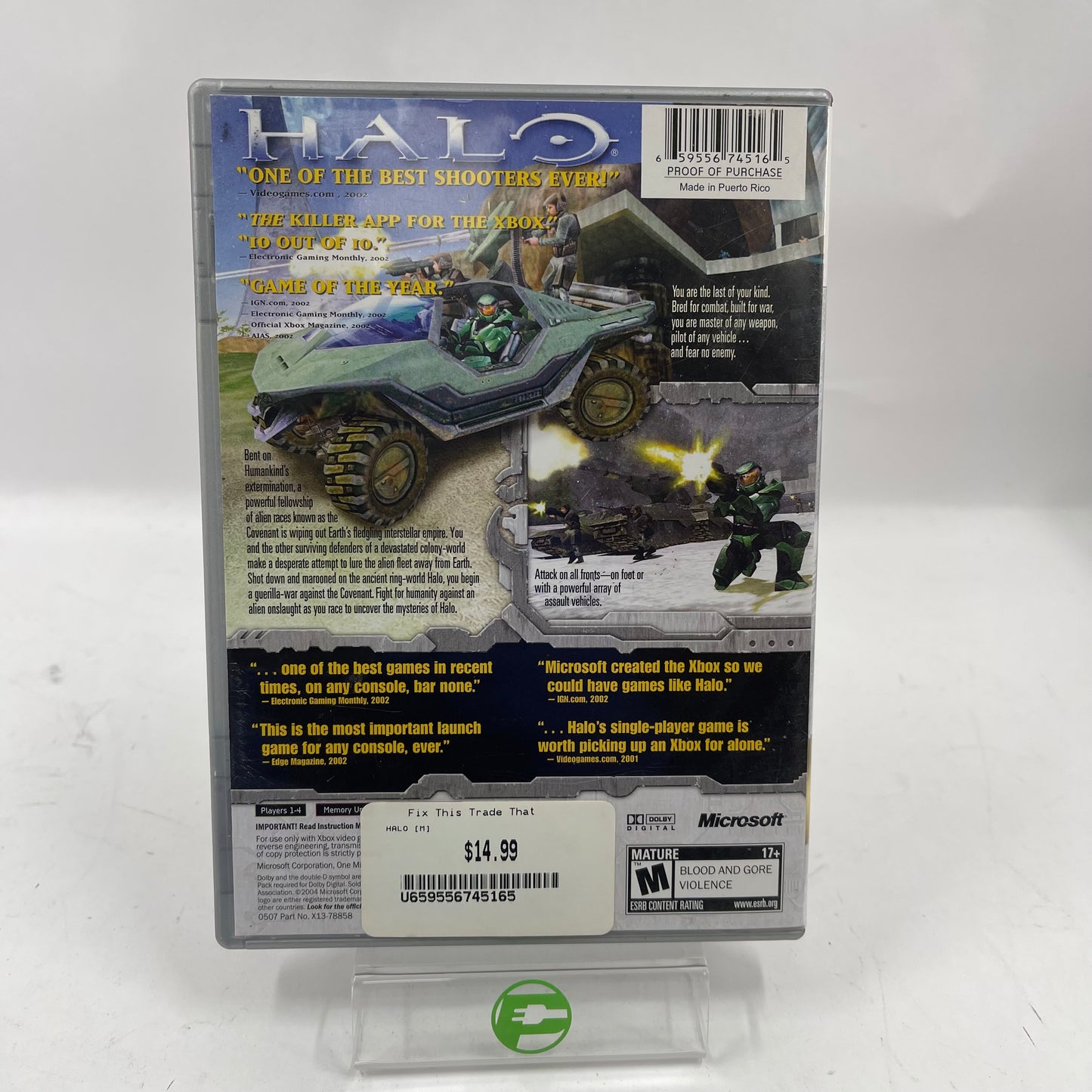 Halo: Combat Evolved [Platinum Hits] (Microsoft Xbox, 2001)