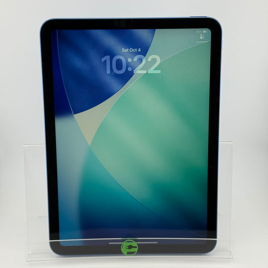 WiFi Only Apple iPad 10th Gen 64GB Blue MPQ13LL/A