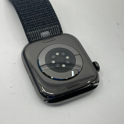 Unlocked Apple Watch Series 11 46MM Jet Black Titanium Dark Gray Sport Loop