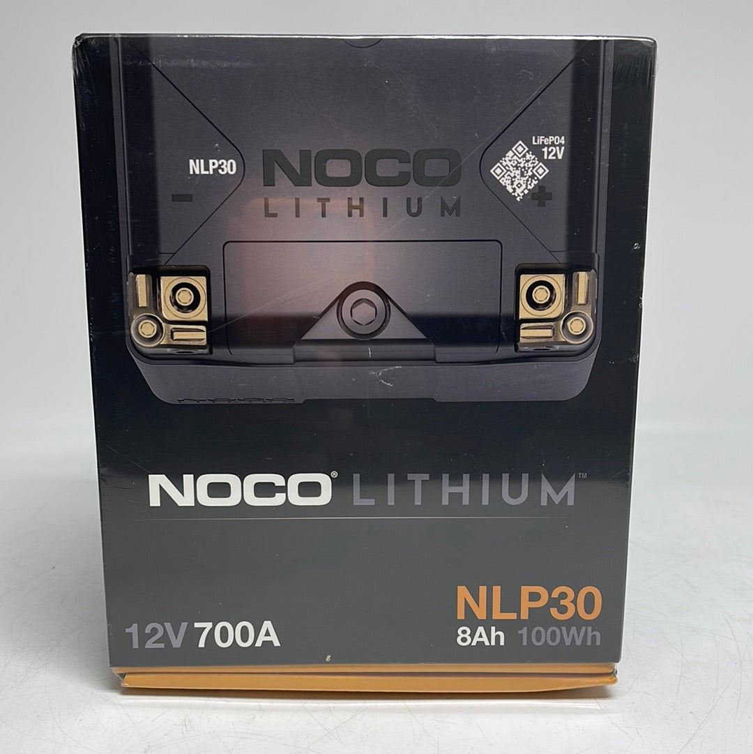 New NOCO NLP30 12V 700A 8Ah 100 Wh Lithium Power Sport Battery