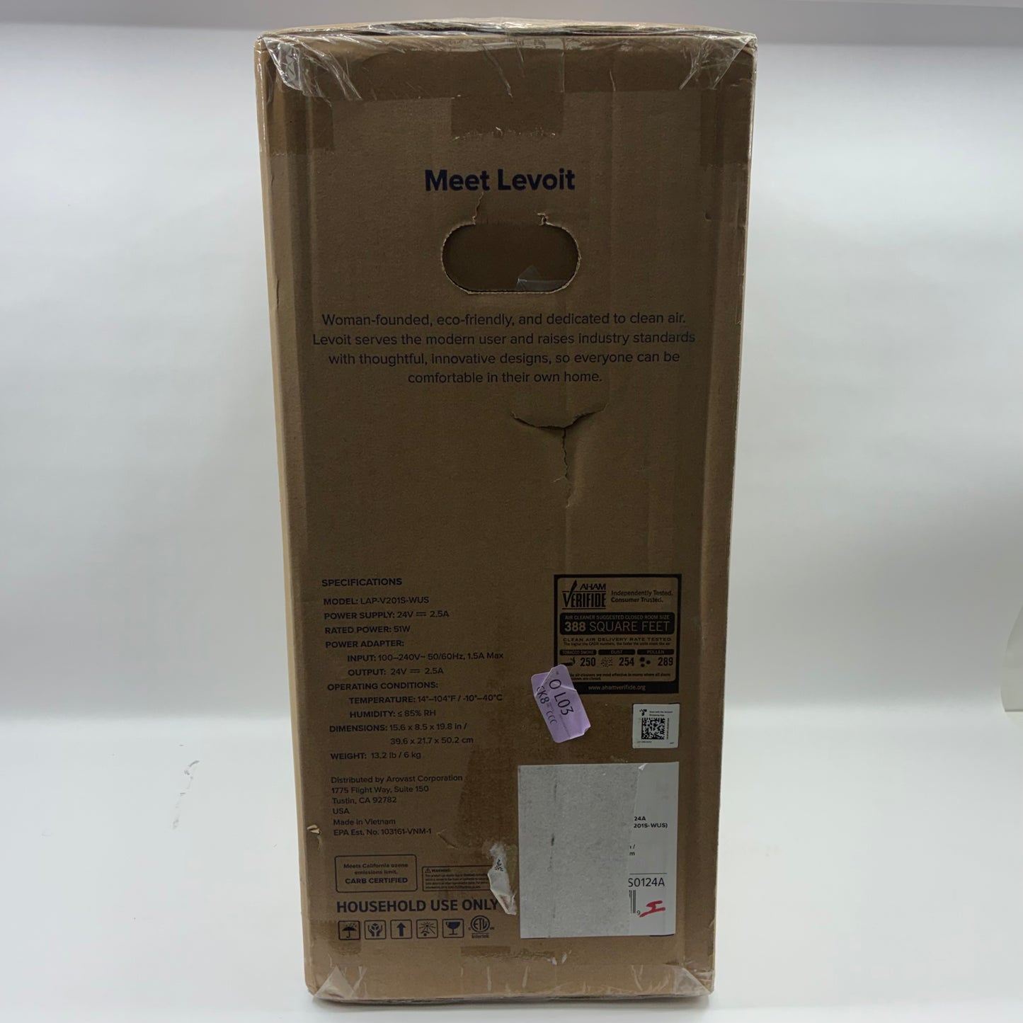 New LEVOIT Vital 200S-P Air Purifier HEAPAPLVSUS0124