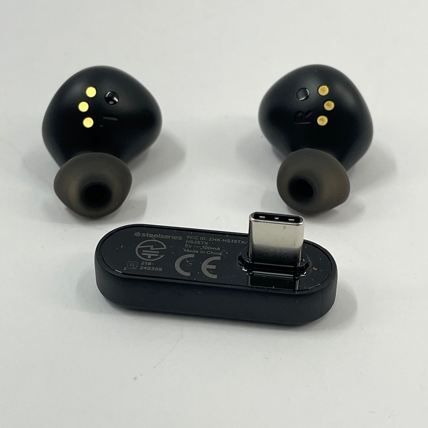 SteeleSeries Arctis GameBuds Noise Cancelling Wireless Earbuds  Black