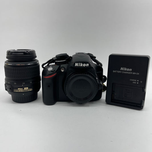 Nikon D3200 24.2MP Digital SLR DSLR Camera 3175 Shutter Count