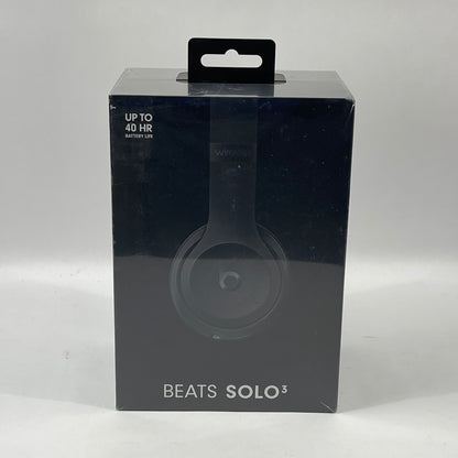 New Beats Solo3 Wireless Over-Ear Bluetooth Headphones Black A1796
