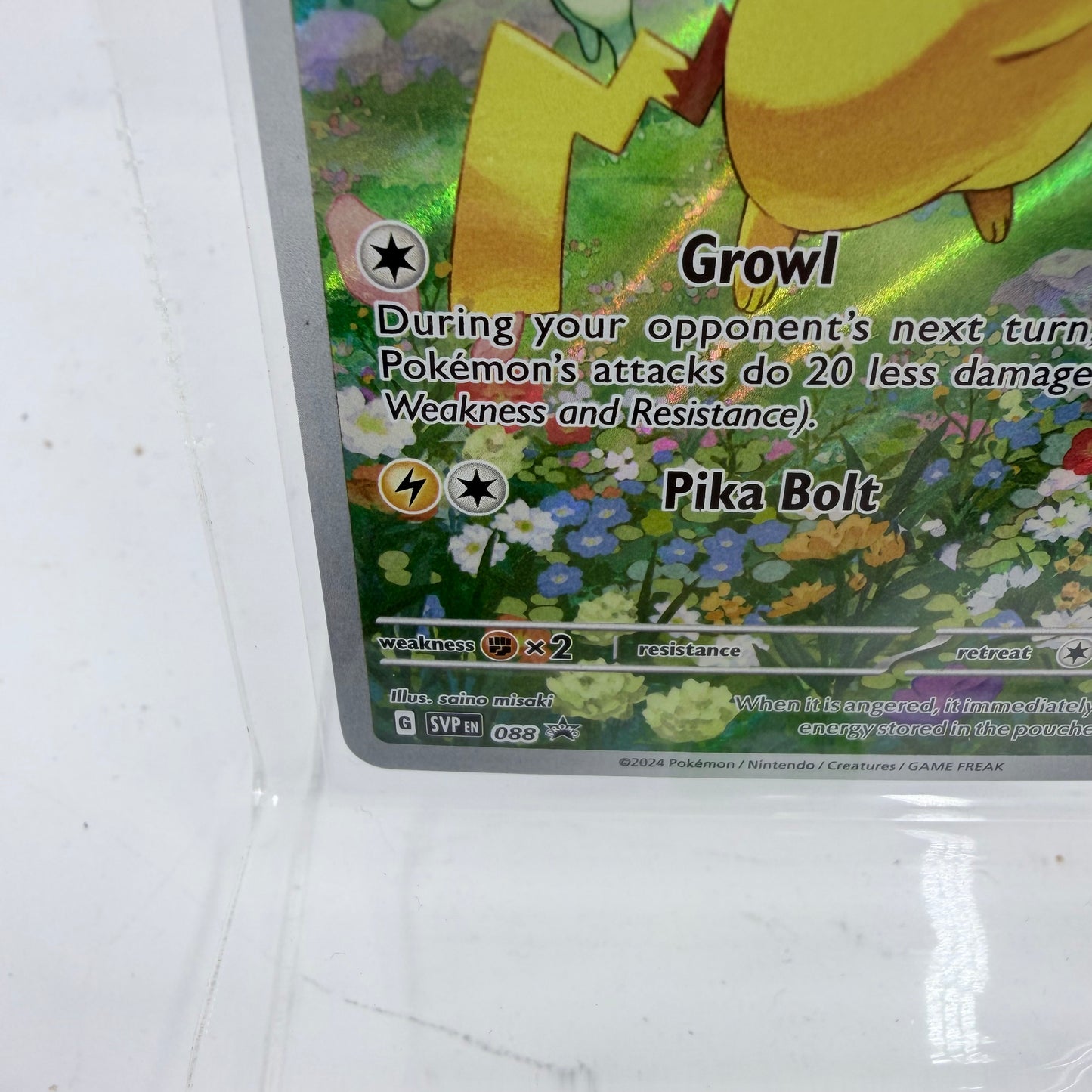 Pokémon TCG Pikachu #88 Scarlet & Violet Promo Trading Card 88