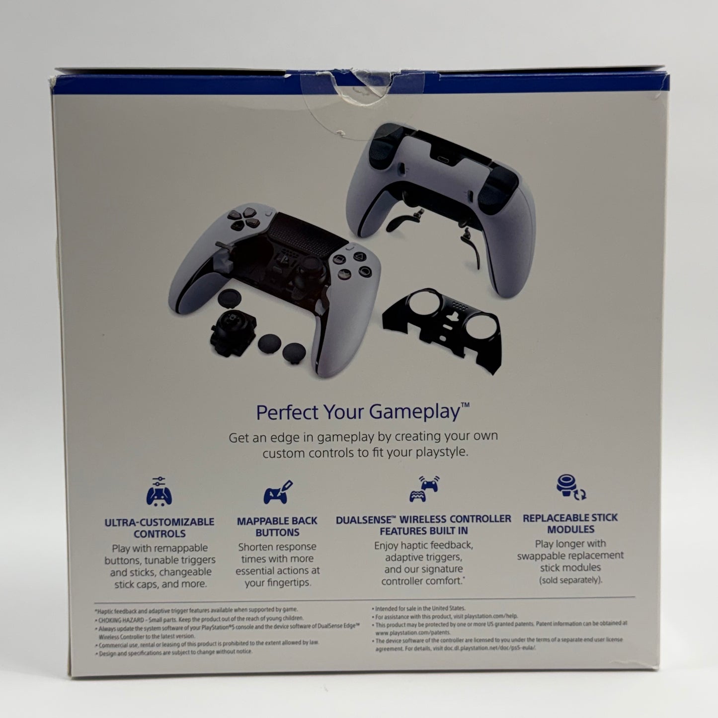 Sony Playstation 5 PS5 DualSense Edge Wireless Controller White CFI-ZCP1