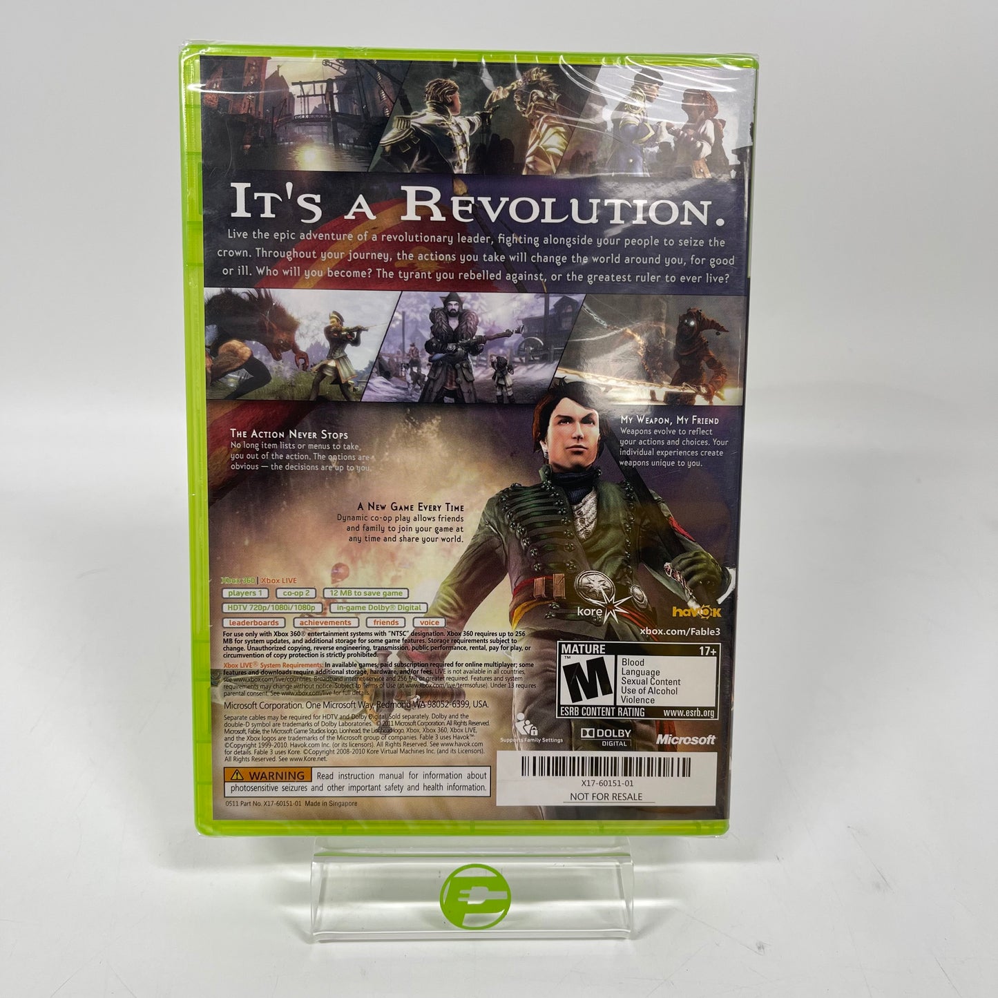 New Fable III [Not For Resale] (Microsoft Xbox 360, 2010)