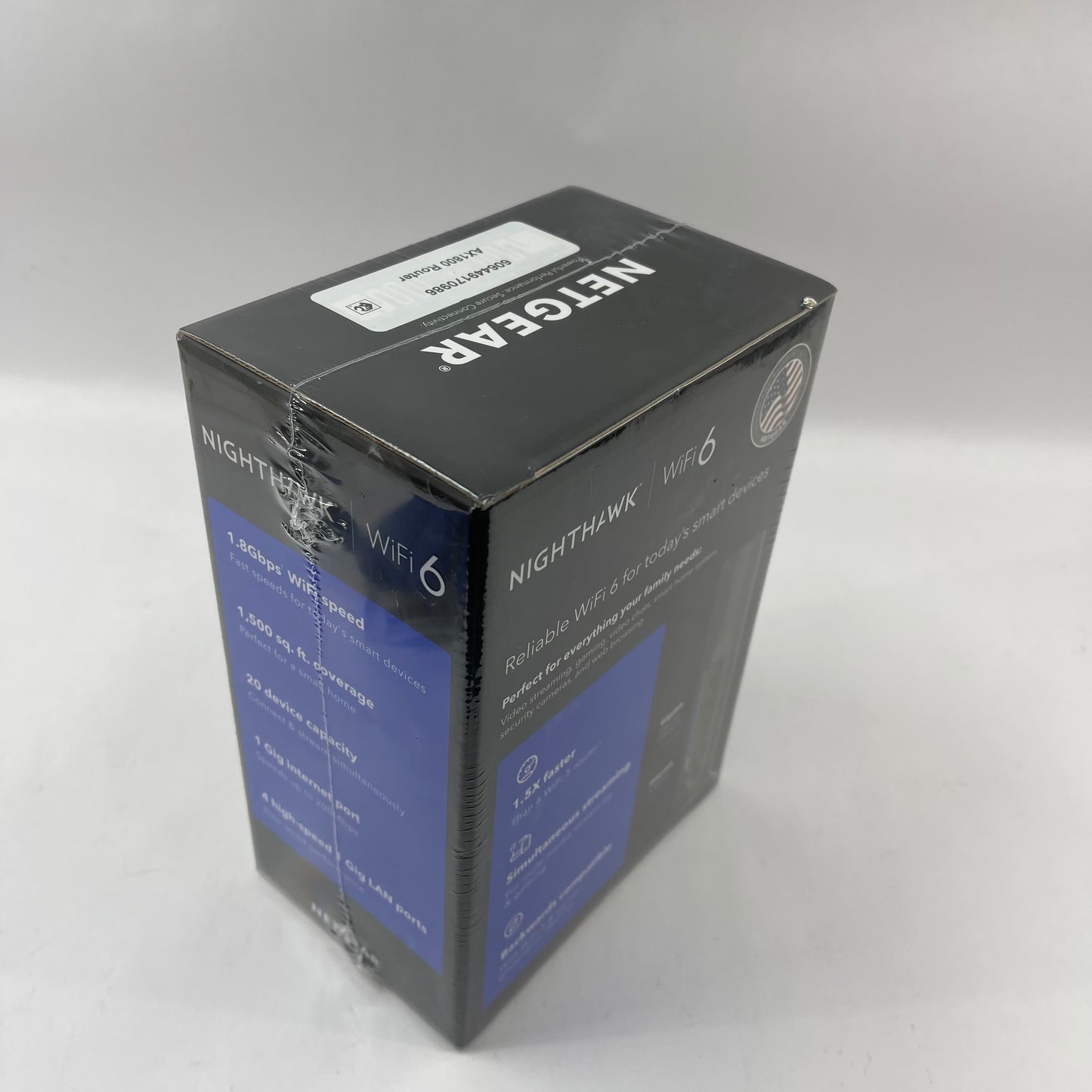 New NETGEAR Nighthawk AX1800 Dual Band Wireless Router RAX9-100PAS